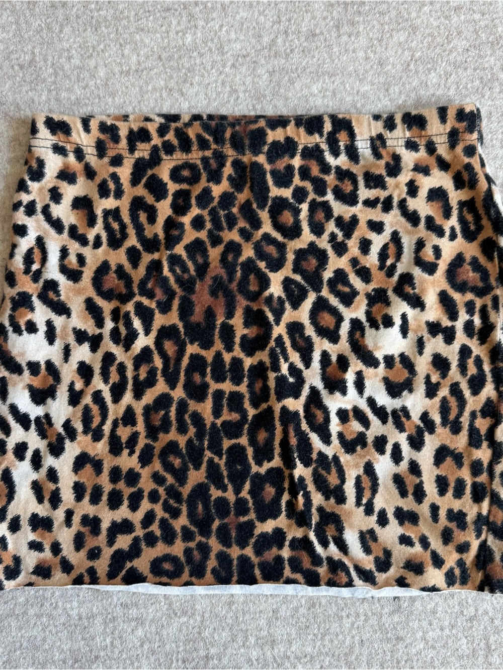 Forever 21 Leopard Print Mini Skirt in Tan, Black, Brown